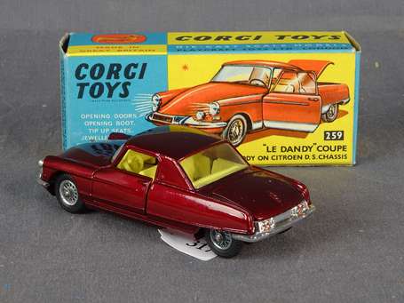 Corgi - Citroen DS Dandy, couleur rouge bordeaux 