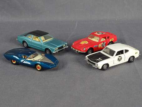 Corgi - 4 véhicules - Ford Capri, Datsun, Ford 