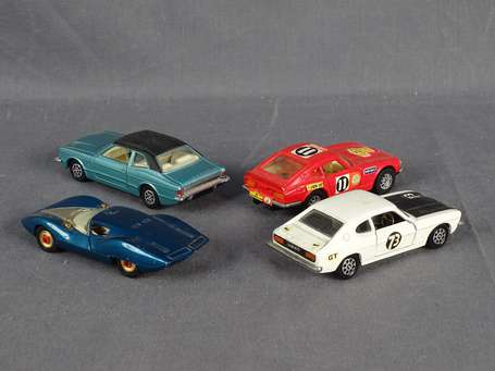 Corgi - 4 véhicules - Ford Capri, Datsun, Ford 