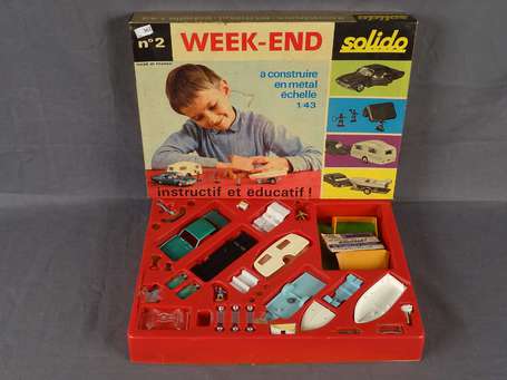 Solido - Coffret Weekend 2  avec Ford Thunderbird 