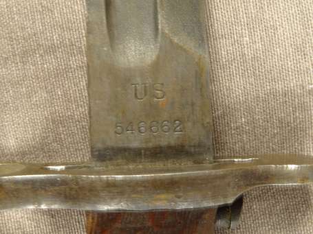 Baïonnette US 1907, avec fourreau bakellite 2 gm, 