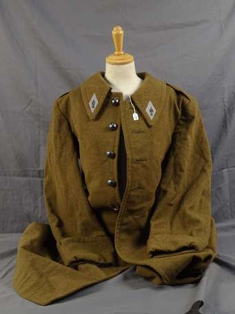 FR2GM - Manteau d'officier, avec étiquette du 