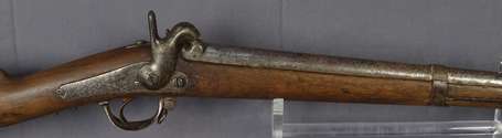 Fusil modèle 1842 daté 1848, longueur 1,29m canon 