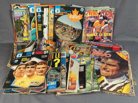 Lot de revues sur le cyclisme des années 70 à 90 