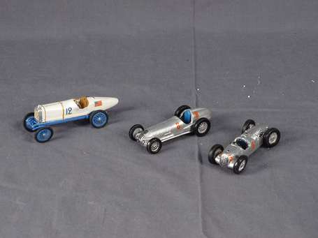 3 kit montes - auto union, Mercedes 1937 , et 