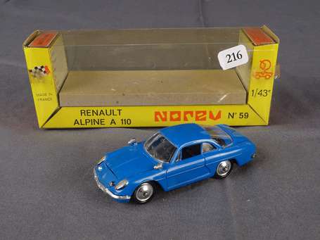 Norev - Renault Alpine A110 , couleur bleu - Neuf 