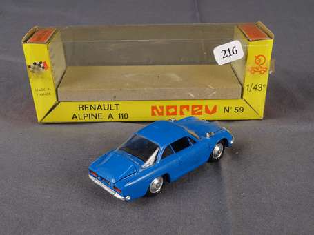 Norev - Renault Alpine A110 , couleur bleu - Neuf 