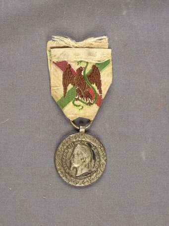 Mil - Médaille du Mexique, crée en 1863, médaille 