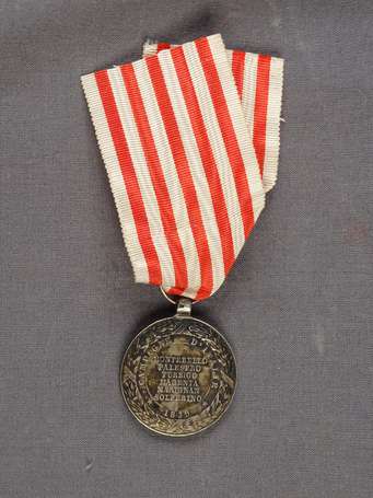 Mil - Médaille d'Italie, ronde en argent de 