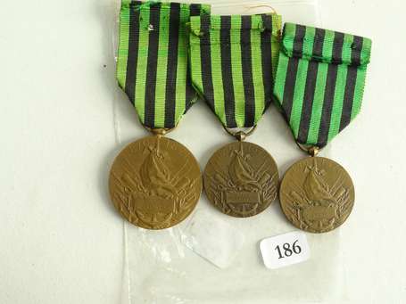 Mil - 3 médailles commémoratives 1870/71 dont un 