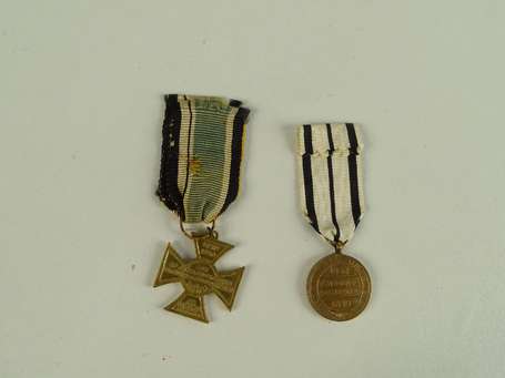 Mil - Allemagne - 2 médailles commémoratives -  