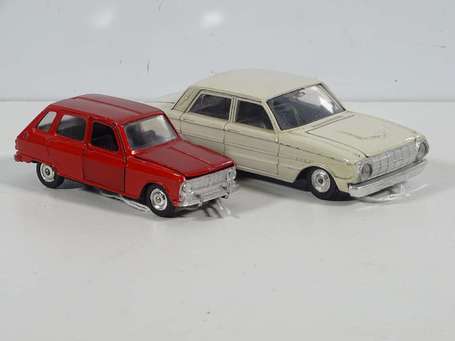 Buby - 2 voitures - Renault 6 et Ford Falcon - 