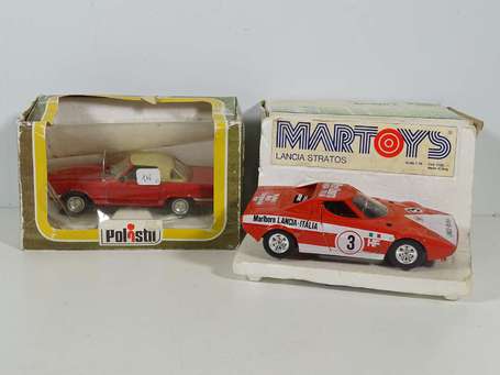 Mebetoys/polistil 1/24 - 2 voitures - Lancia 