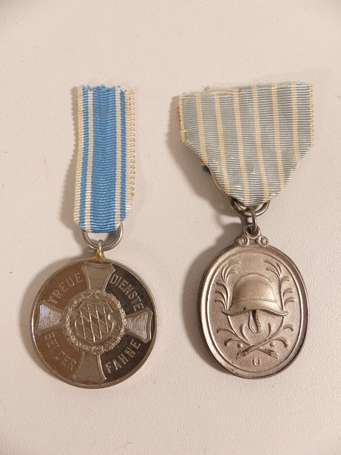 Bavière - 2 médailles - ancienneté 9 ans militaire