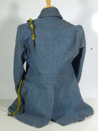 14/18 - Veste officier en tissus laine bleu 