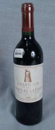 1 Bt Château Latour Pauillac 1992 1 GCC  Etiquette