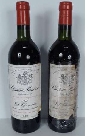 2 Bts Château Montrose 1978 Saint-Estèphe, ETA, 