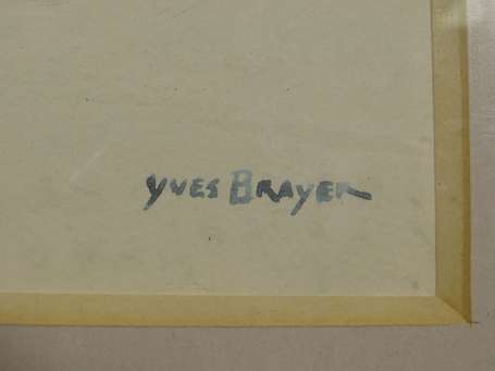 BRAYER Yves (1907-1990) - Paysage provençal. 