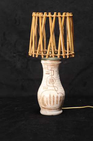 COULA Alain (XXè siècle), ACCOLAY - Pied de lampe 