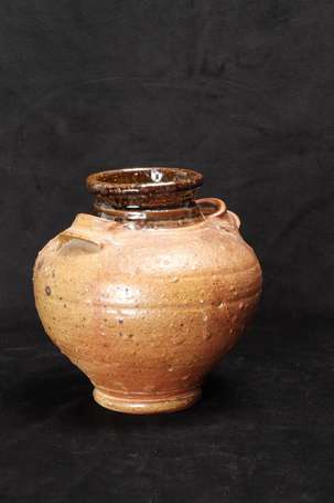 DIGAN Pierre (1941-2016) - Vase en grès émaillé 