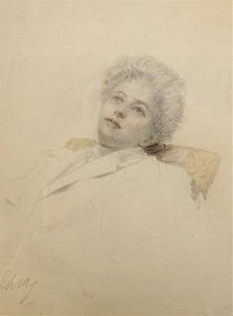 LE MAINS Gaston (c.1860-c.1929) - Portrait de 