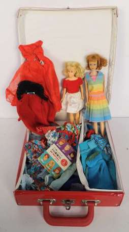 Mattel barbie , valise midge ; 2 poupées , 