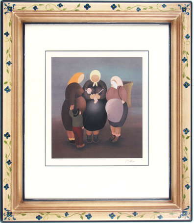 MENGE Charles (1920-2009) - Celles qui attendaient