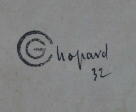 CHOPARD Gaston Albert (1883-1942) - Buffle. 