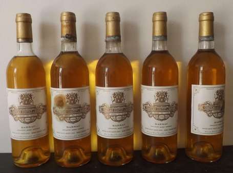 5 Bts Château Coutet 1986 1e GCC Sauterne. 2 EA, 