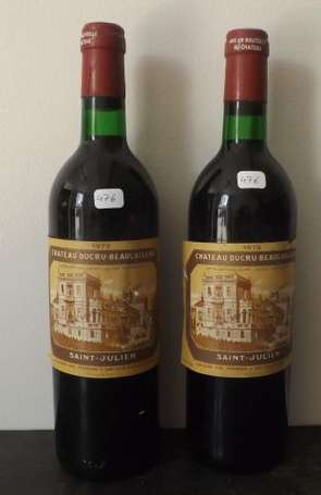 2 Bts Château Ducru Beaucaillou 1979 2e GCC Saint 