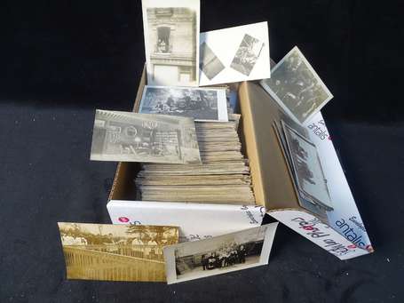 Cartes Photos - Boite d'environ 800 CP - Militaria