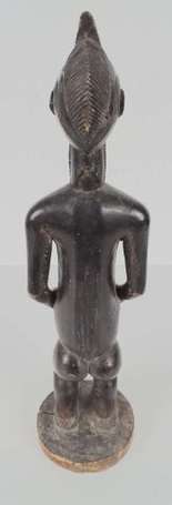 Grande et ancienne statuette votive masculine en 