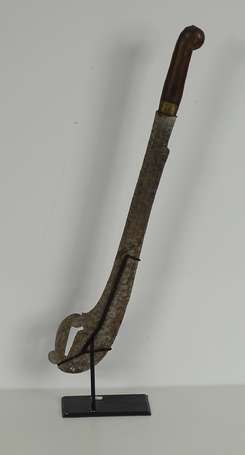 Grand et ancien sabre de grade bois et métal à la 