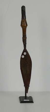 Ancien couteau miniature en bois laiton et métal à