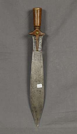 Ancien petit sabre de guerrier en bois métal à la 