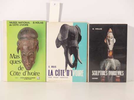 Trois ouvrages N°1 - 'Sculptures ivoiriennes' B. 