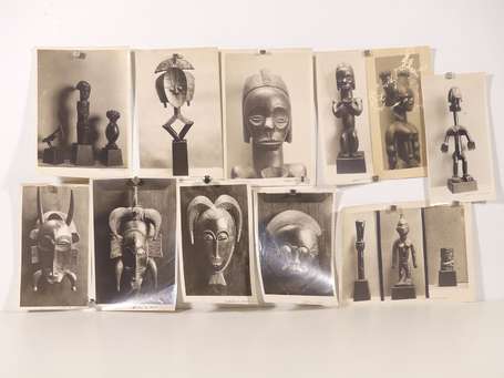 Un lot de photos originales d'objets africains : 8