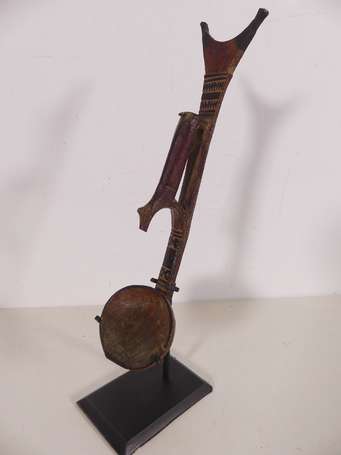 Très belle et ancienne cuillère à miel, en bois 