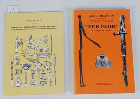Deux livres d'André Blandin  'Fer noir' 1992 et 