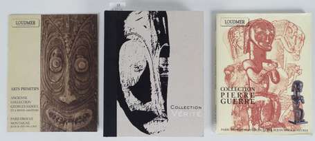 Trois catalogues de ventes d'Art Tribal. Pierre 