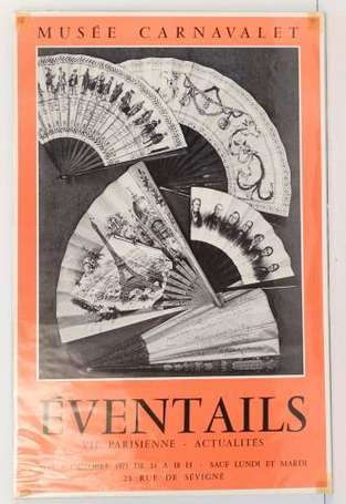 Affiche de l'Exposition Éventails au Musée 