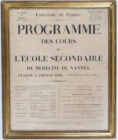 École Secondaire de Médecine de Nantes : 