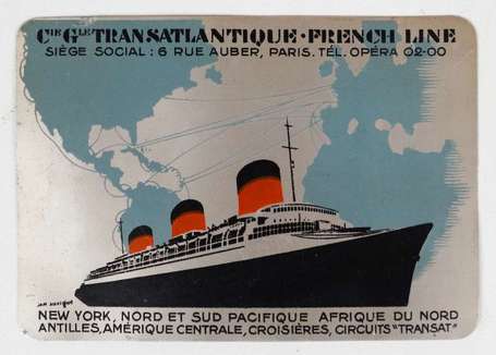 COMPAGNIE GENERALE TRANSATLANTIQUE 1937 / French 