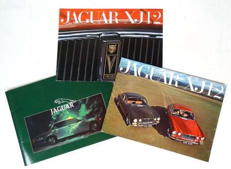 JAGUAR XJ 12 : Un catalogue et une plaquette 