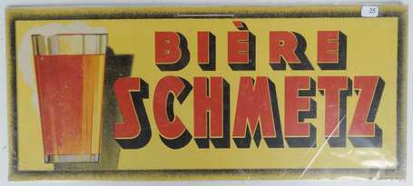 BIERE SCHMETZ à Orléans : Bandrau lithographié, 