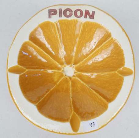 PICON : Cendrier en forme d'Orange. Fabriqué par 