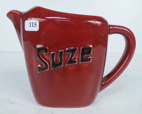 SUZE : Pichet 1/2 Litre en faïence de couleur 