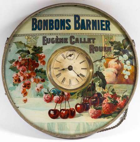 BONBONS BARNIER / Eugène Callet à Rouen : Horloge 