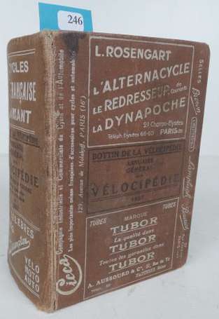 BOTTIN DE LA VELOCIPEDIE 1927 / Annuaire Général 