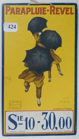 PARAPLUIES-REVEL : Petite tôle lithographiée, 